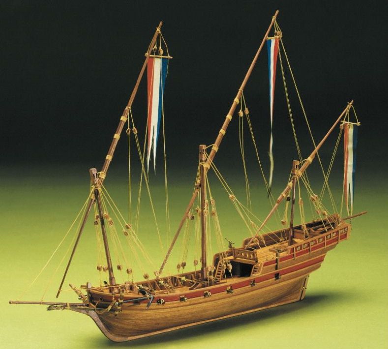 Mantua Models 1/49 Scale French Xebec Model Kit