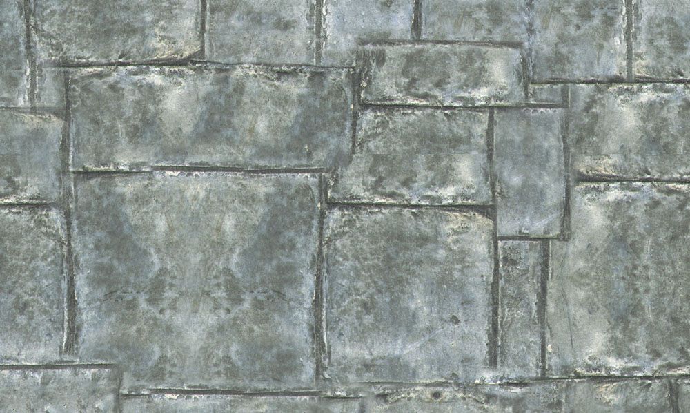 Country Flagstone External Wallpaper for 12th Scale Dolls House