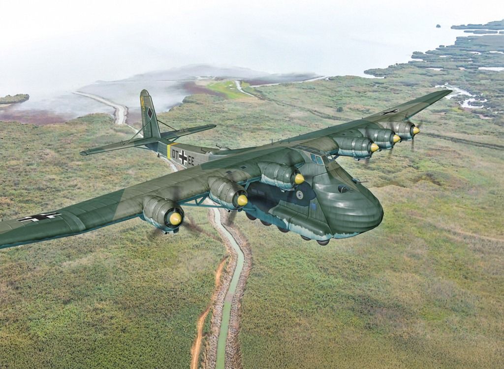 Italeri 1/72 Scale Messerschmitt Me 323 Gigant Model Kit