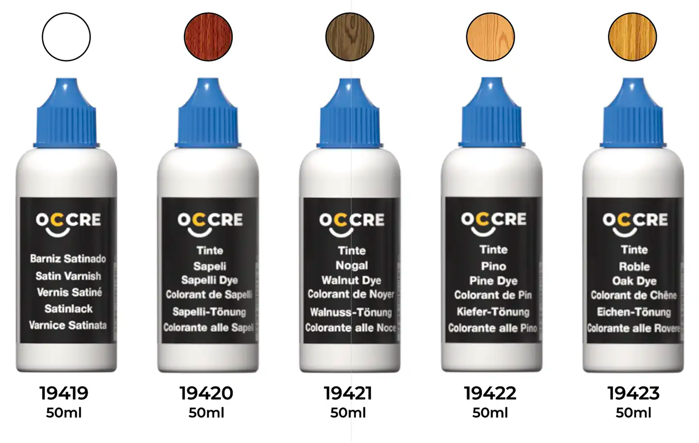 Occre Wood Stain and Varnish Pack