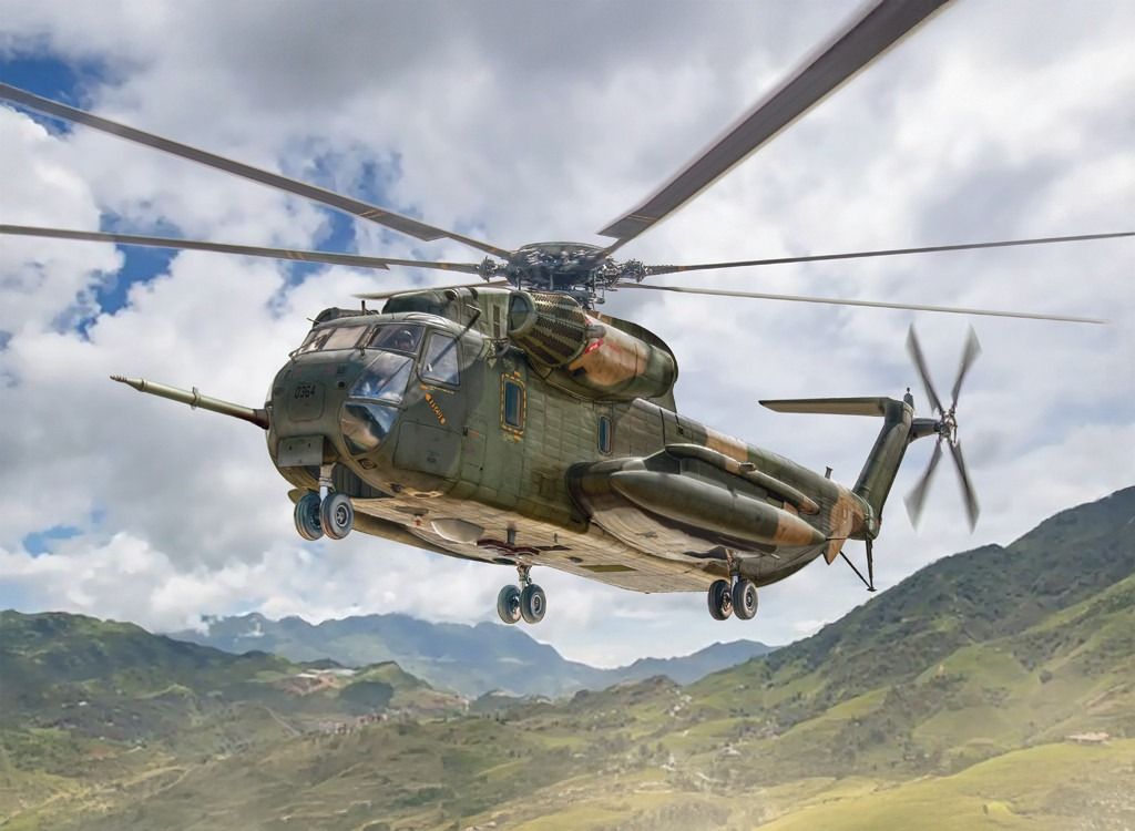 Italeri 1/72 Scale HH-53C Super Jolly Green Giant Model Kit