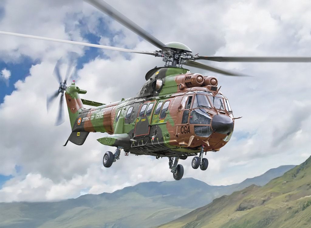 Italeri 1/72 Scale  AS332 Super Puma Model Kit