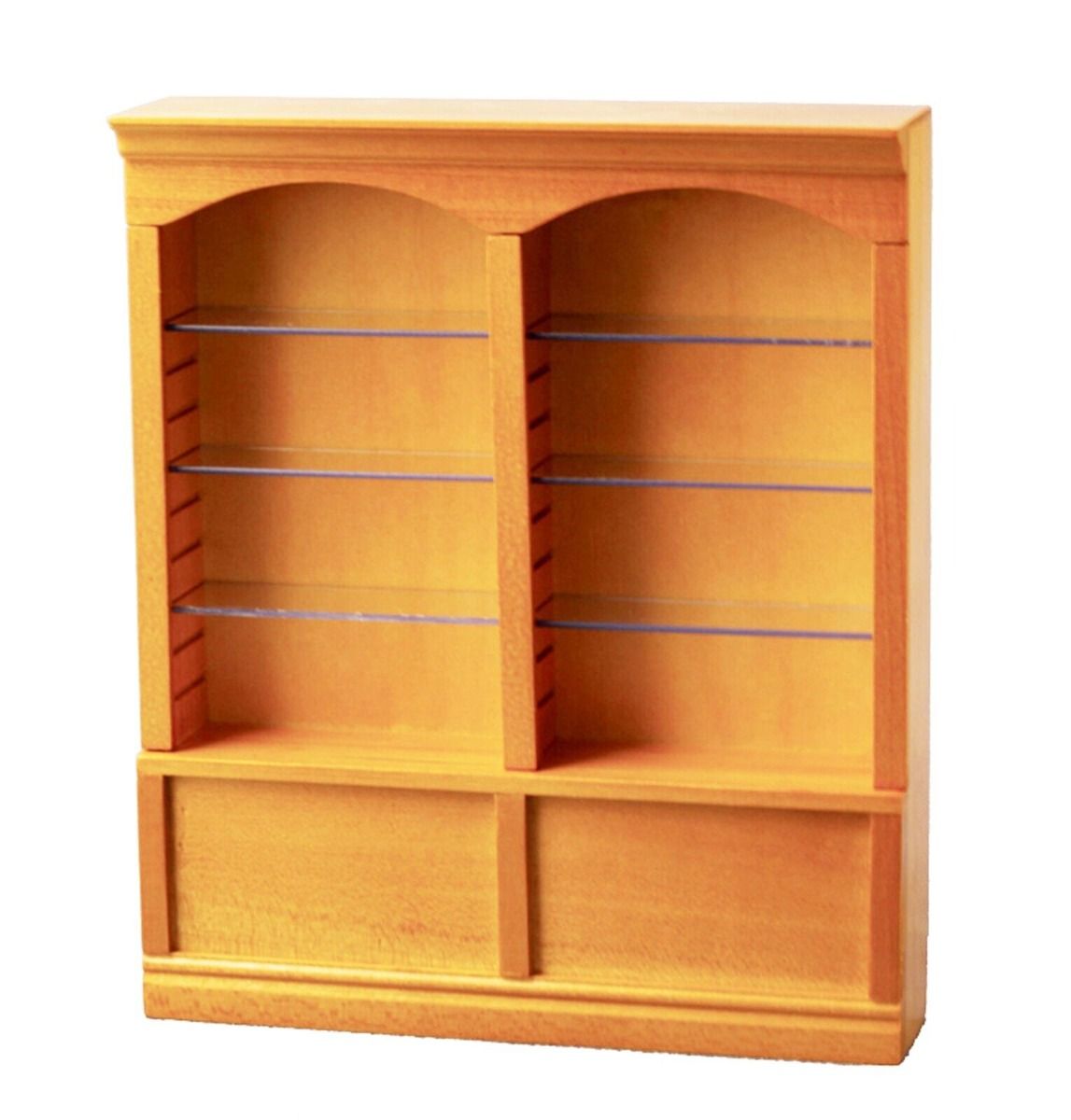Pine Deluxe Double Shelves for 12th Scale Dolls House