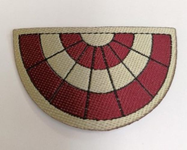 Red Door Mat/Hearth Rug for 12th Scale Dolls House