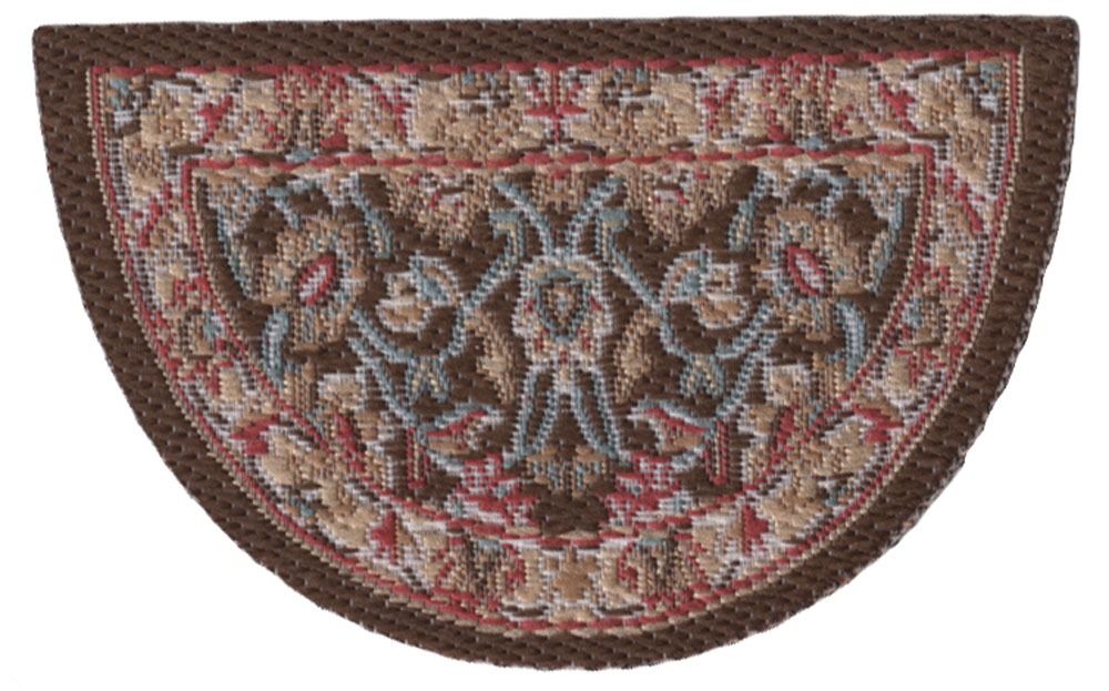 Floral Oval Mat for 12th Scale Dolls House
