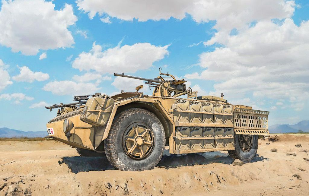 Italeri 1/72 Scale AS.42 Sahariana Model Kit