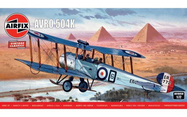 Airfix 1/72 Scale Avro 504K Model Kit