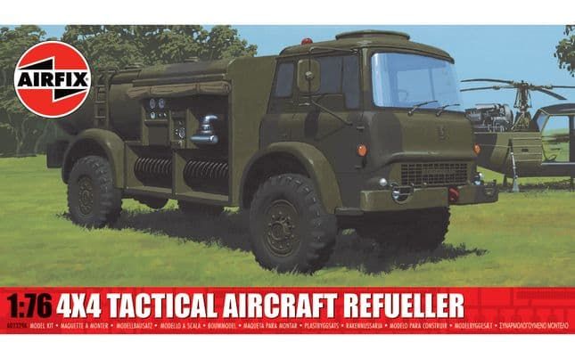 Airfix 1/76 Scale 4x4 Tactical Aircraft Refueller Model Kit