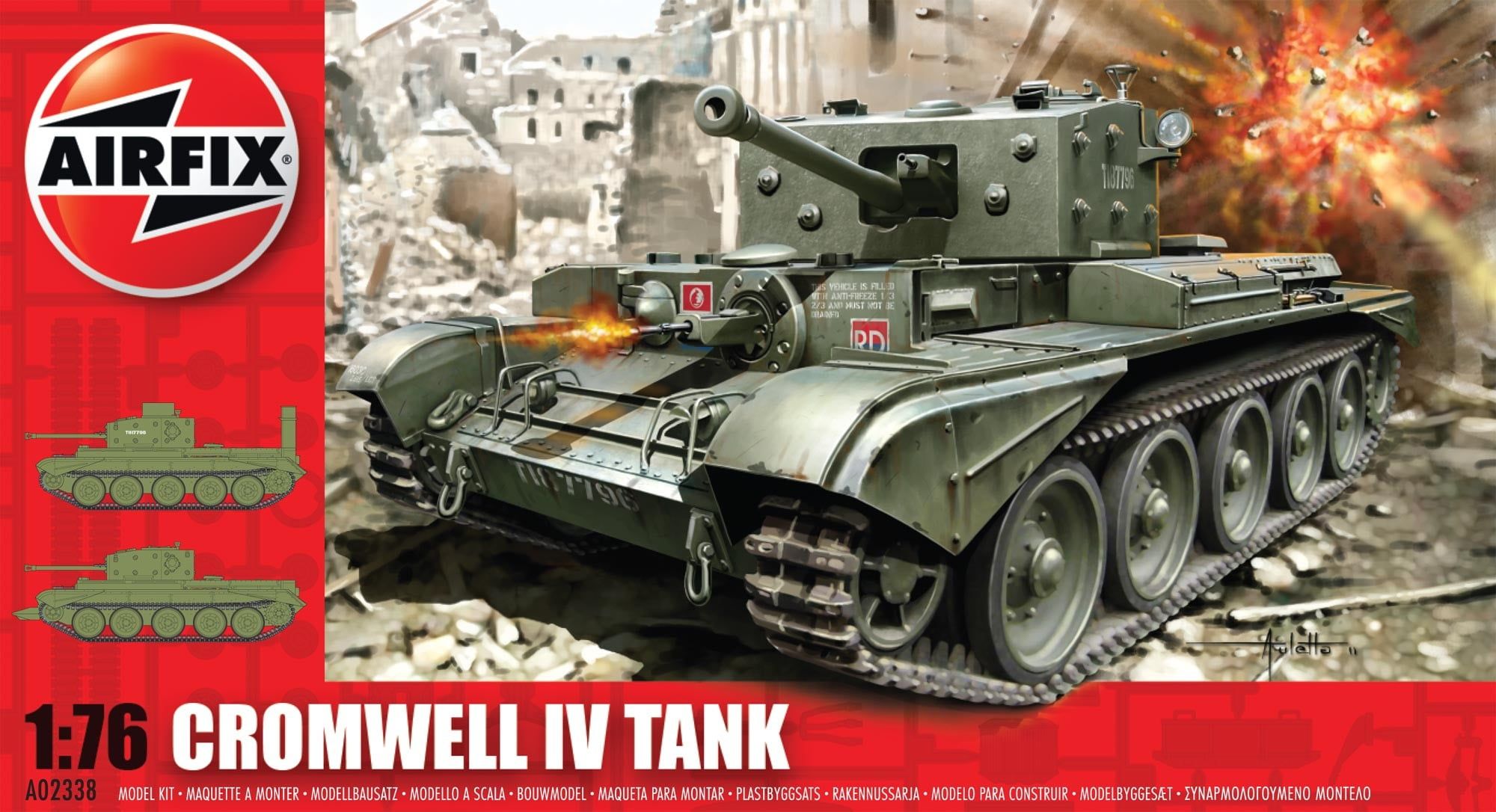 Airfix 1/76 Scale Cromwell IV Tank Model Kit