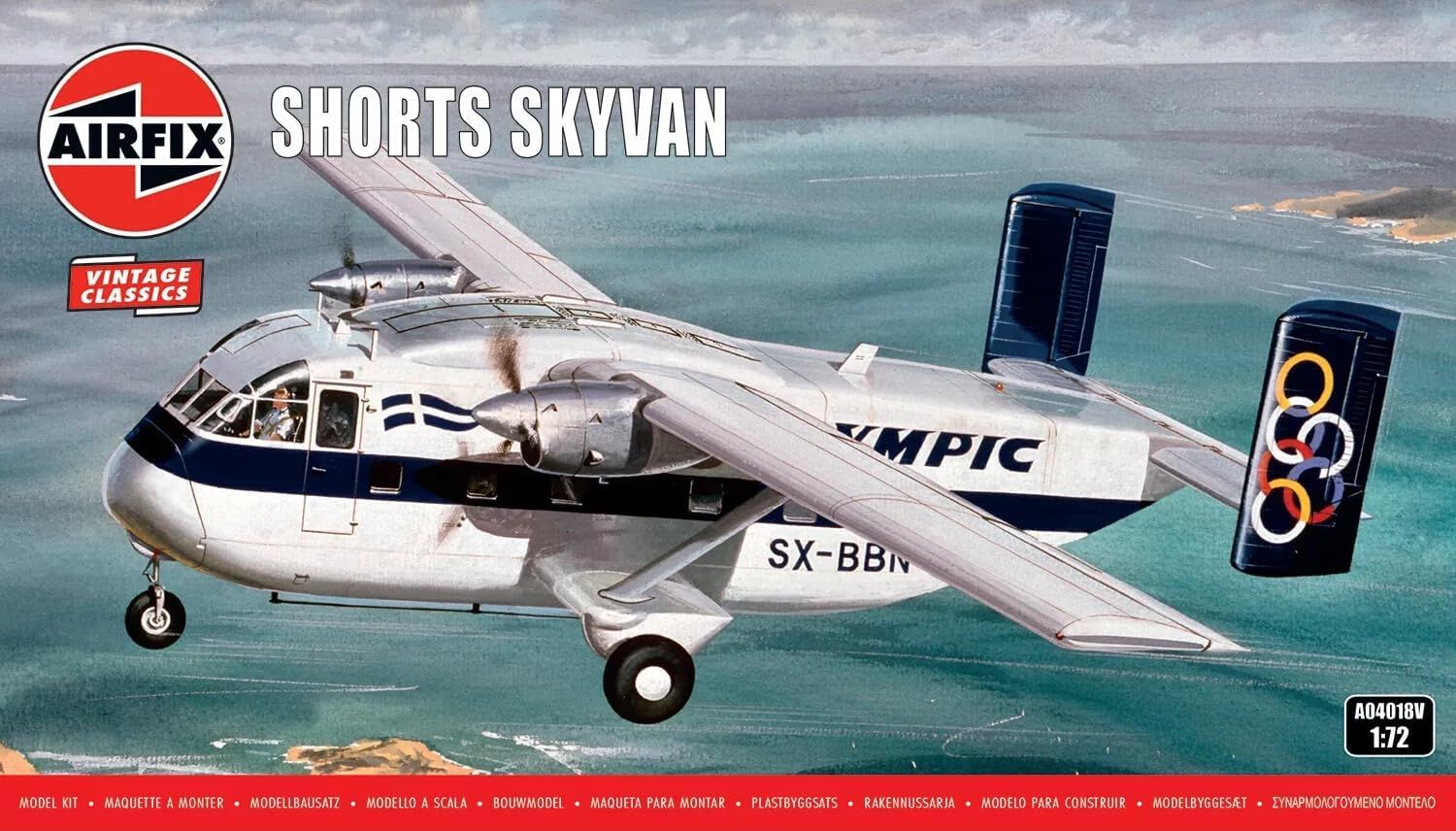 Airfix 1/72 Scale Shorts Skyvan Model Kit