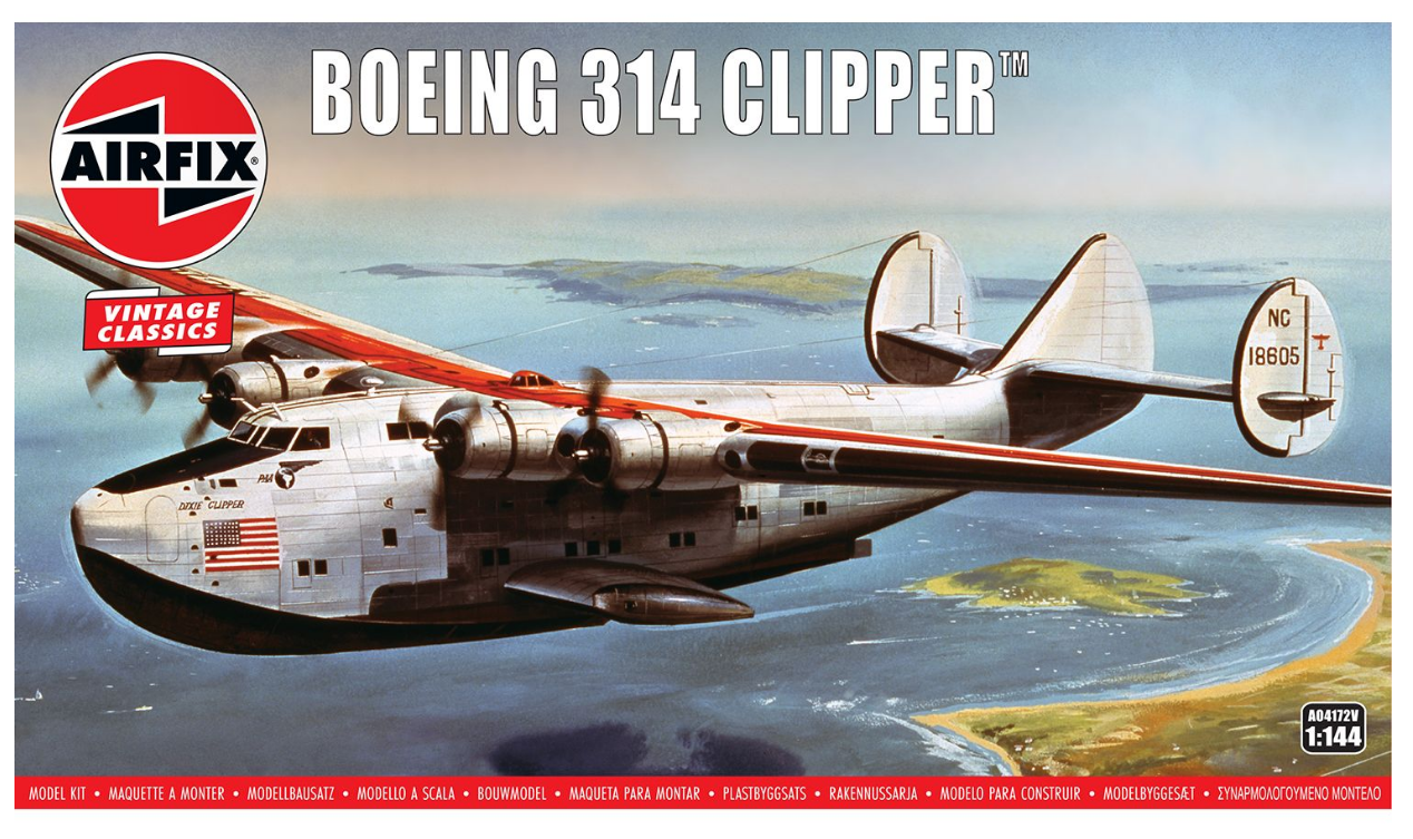 Airfix 1/144 Scale Boeing 314 Clipper Model Kit