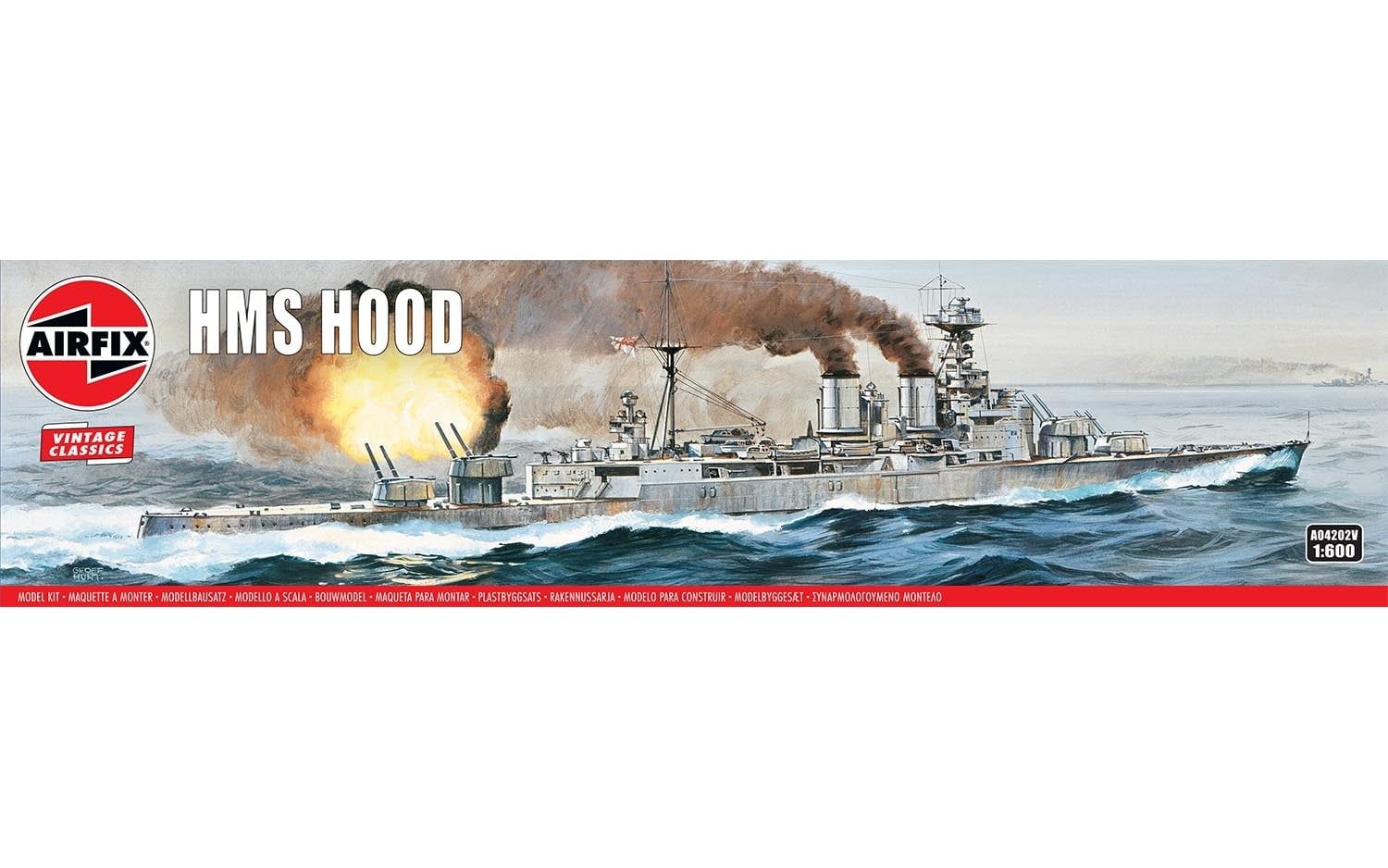 Airfix 1/600 Scale HMS Hood Model Kit