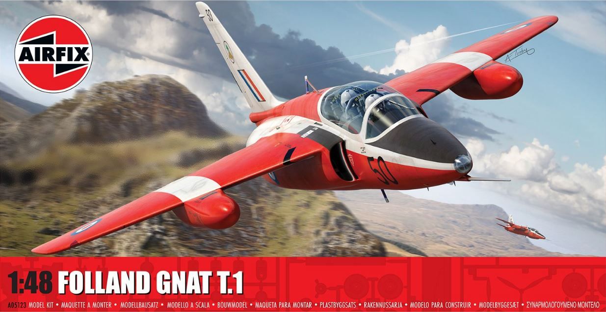 Airfix 1/48 Scale Folland Gnat T.1 Model Kit