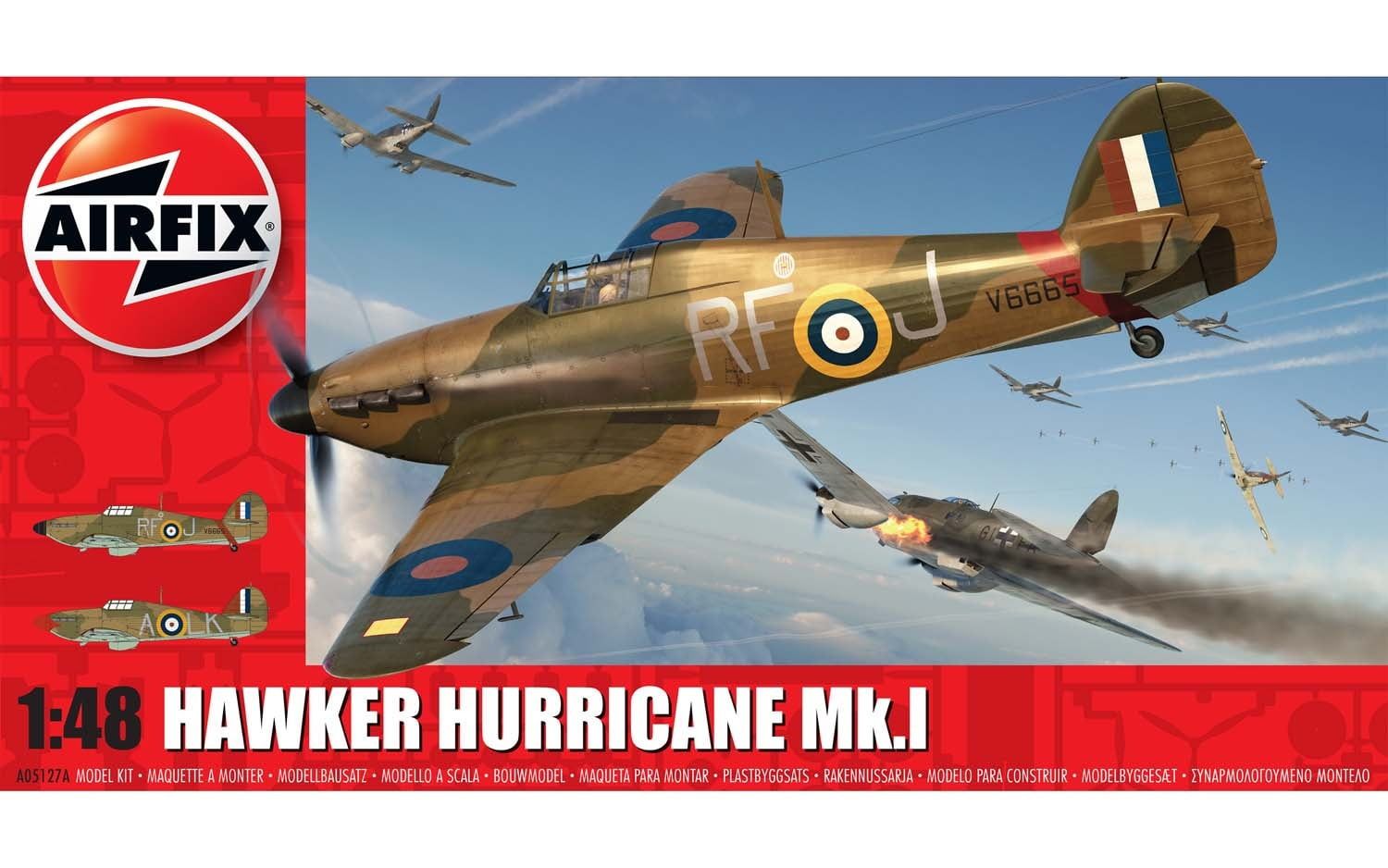 Airfix 1/48 Scale Hawker Hurricane Mk.1 Model Kit