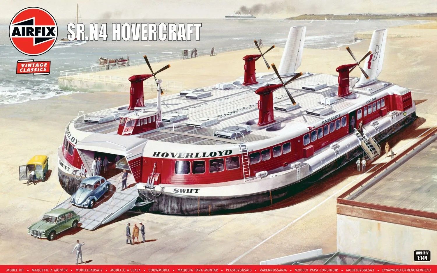 Airfix 1/144 Scale SR.N4 Hovercraft Model Kit