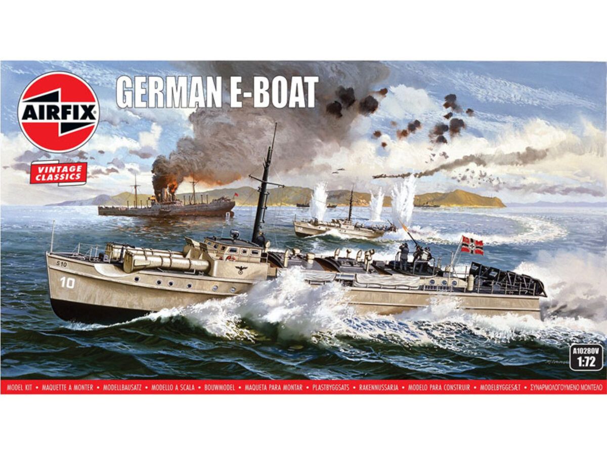 Airfix 1/72 Scale German E-Boat Model Kit