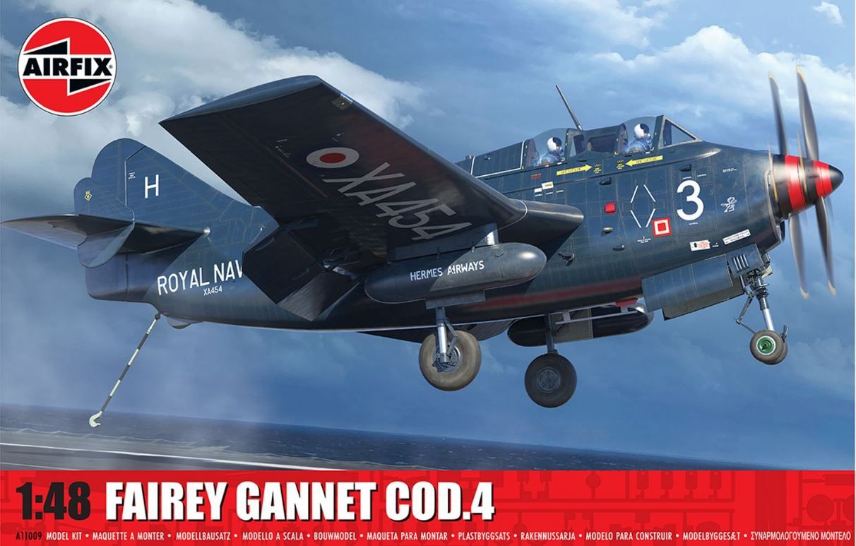 Airfix 1/48 Scale Fairey Gannet COD.4 Model Kit