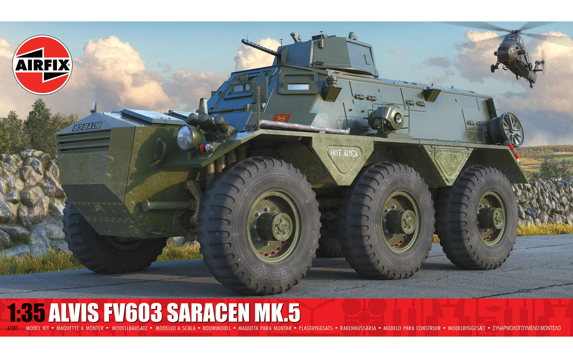 Airfix 1/35 Scale Alvis FV603 Saracen Mk.5 Model Kit