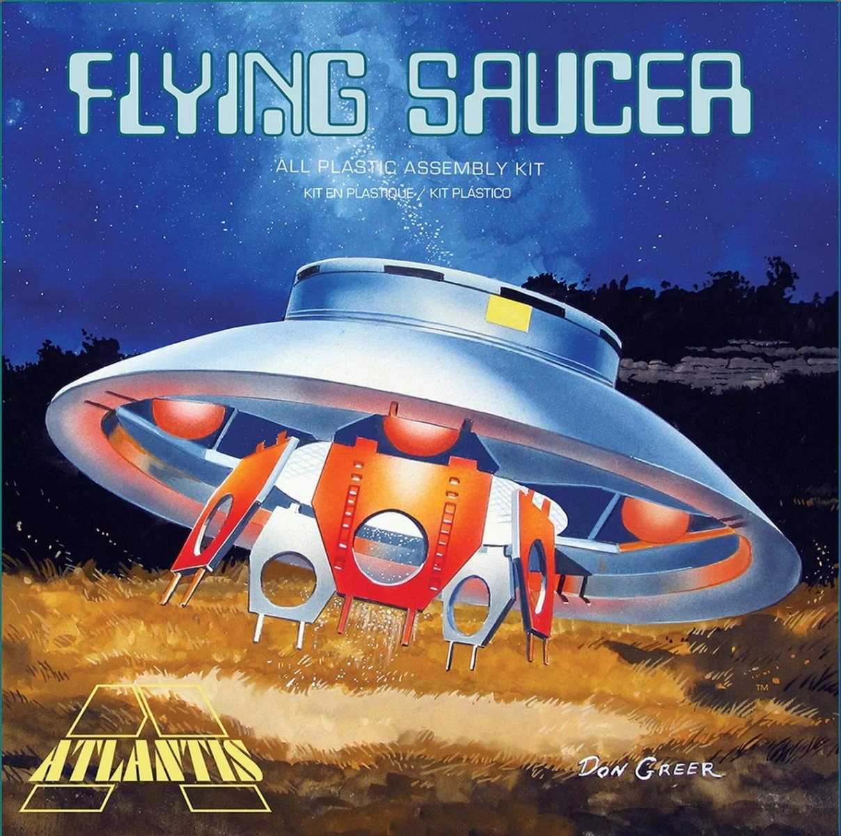 Atlantis 1/72 Scale Flying Saucer Model Kit
