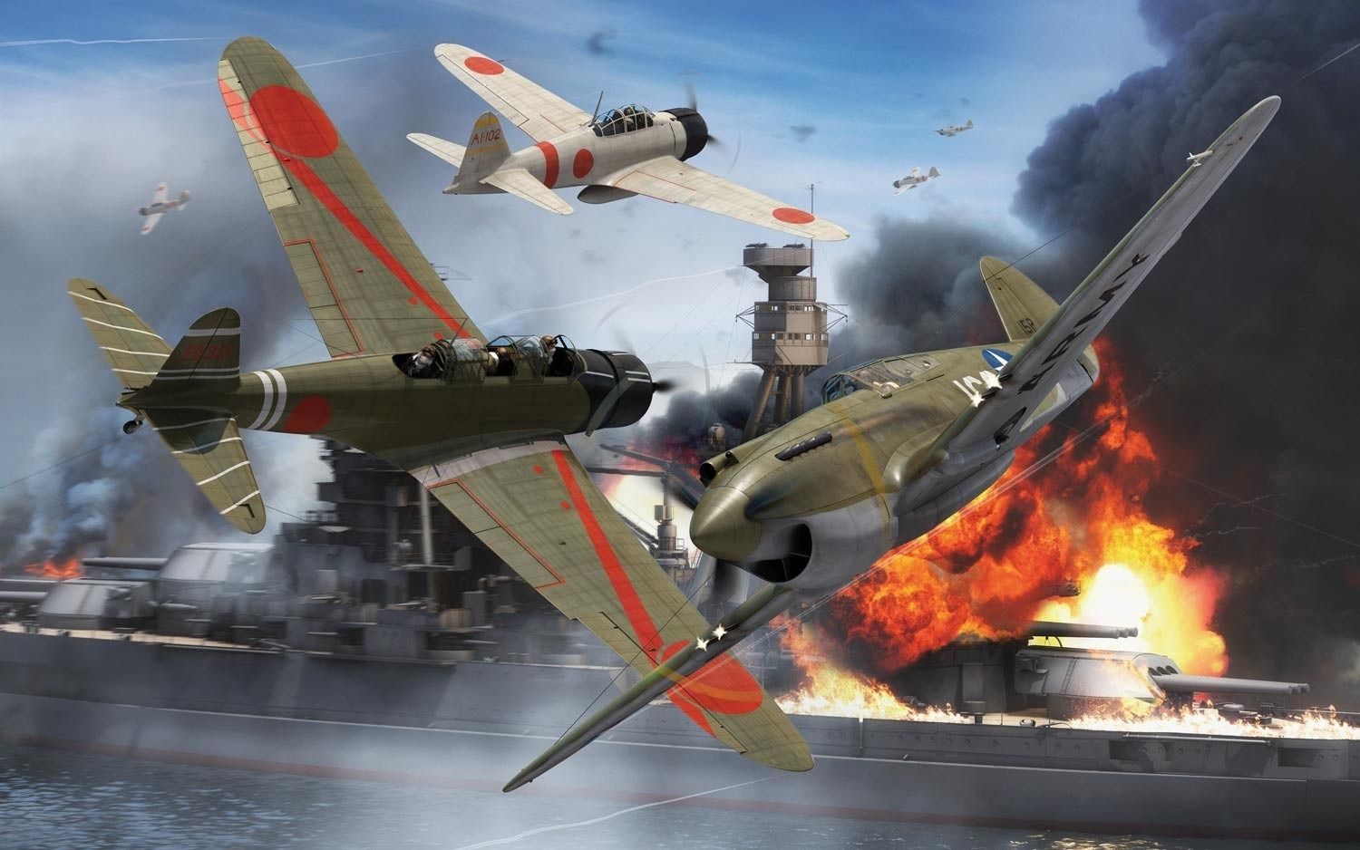 Airfix 1/72 Scale Pearl Harbor 85th Anniversary Gift Set Model Kit