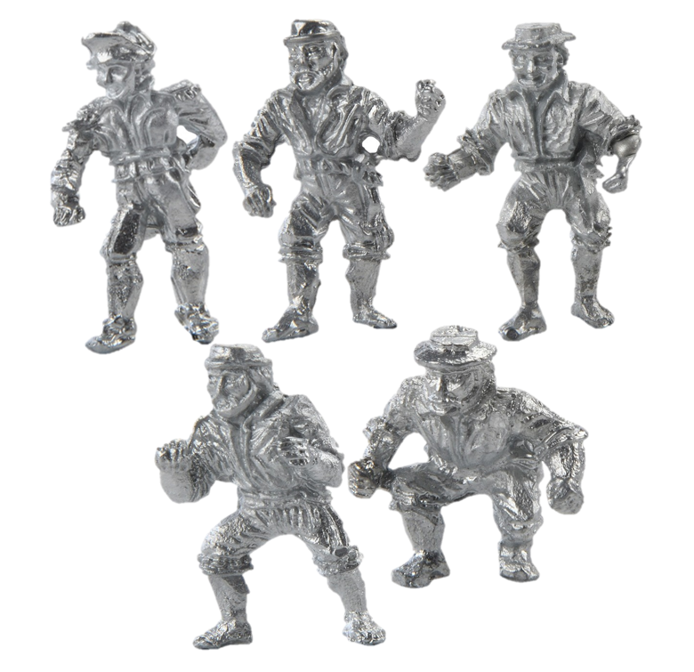 5 Metal Sailors 22mm