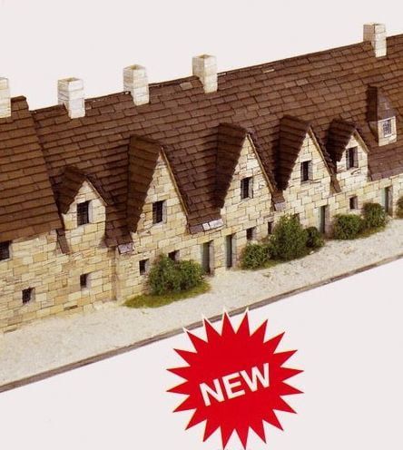 Aedes Ars Bibury Arlington Row Architectural Model Kit