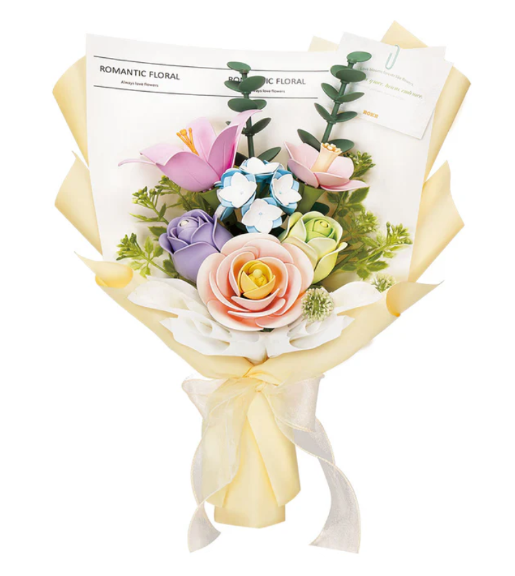 ROKR Spring Time Bouquet DIY 3D Puzzle Model Kit
