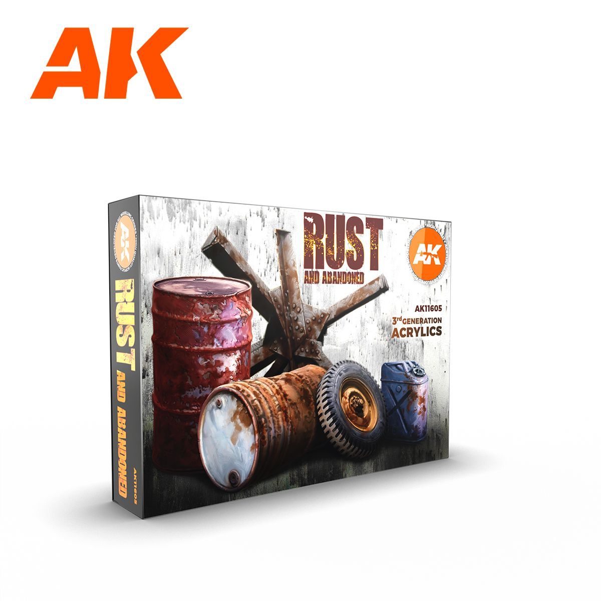 AK Interactive Rust and Abandoned Weathering Set