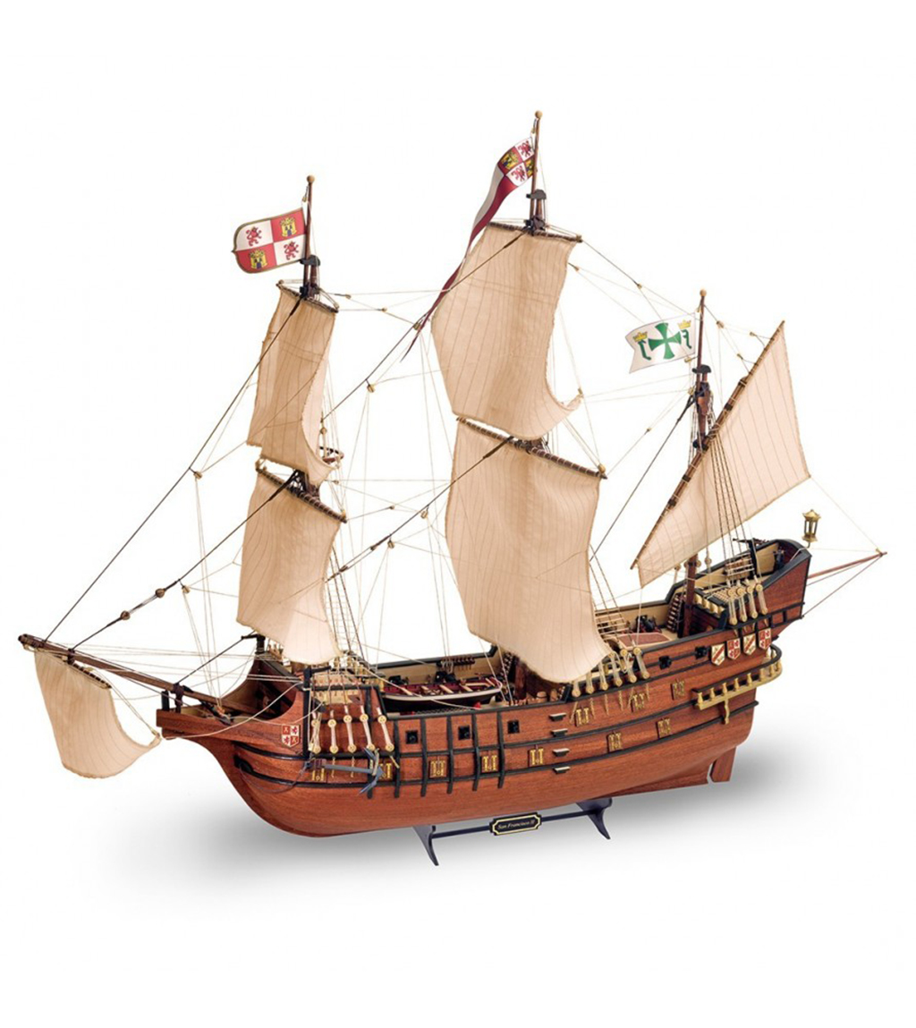 Artesania Latina 1/90 Scale San Francisco II w/ Metal Figures Model Kit