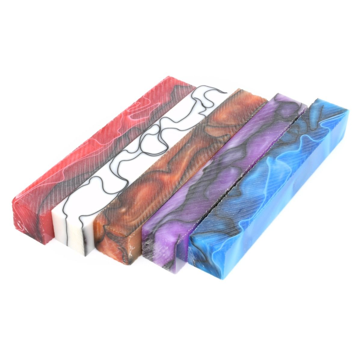 Rotur Assorted Acrylic Pen Blanks - Pack of 5