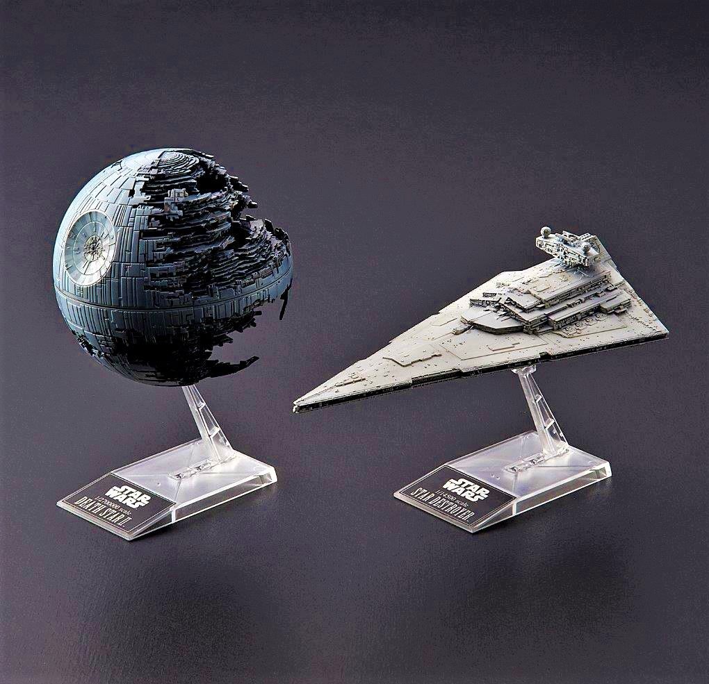 Revell 1/14500 Scale Bandai Death Star II Star Destroyer Model Kits Pack