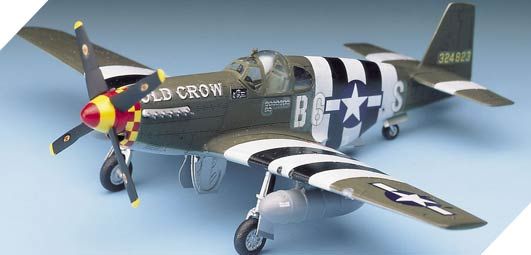 Academy 1/72 Scale P-51B Mustang Model Kit