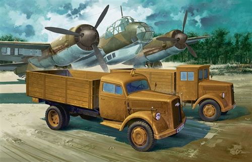 Academy 1/72 Scale WWII German Cargo Truck Model Kit