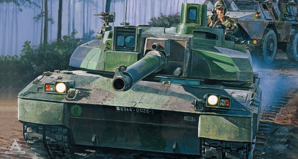 Academy 1/72 Scale French Army Char Leclerc Model Kit
