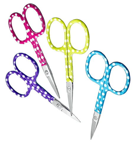 Sew Tasty Polka Dot Embroidery Scissors 9.3cm
