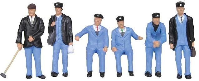 Branchline 1950s Train Crew Figures OO Gauge