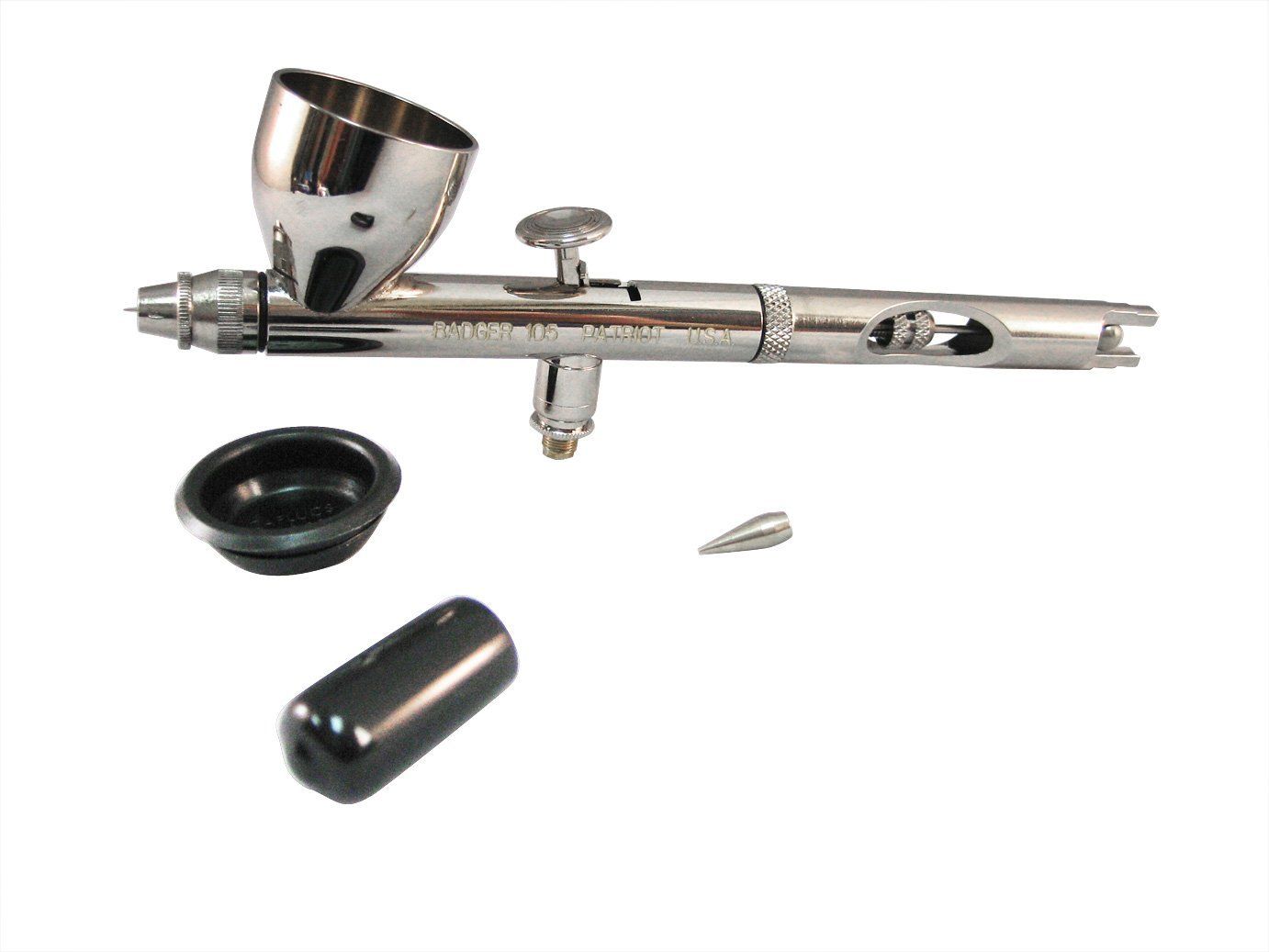 Badger Patriot 105 Dual Action Internal Mix Gravity Feed Airbrush