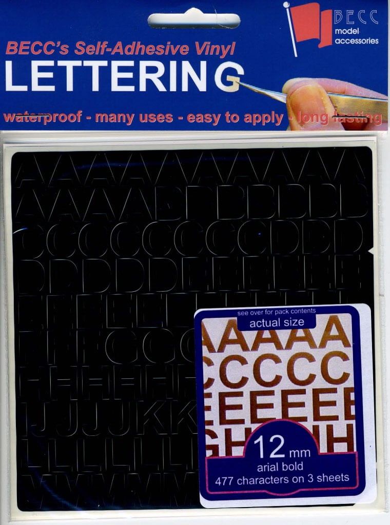 Vinyl Lettering Matt Black