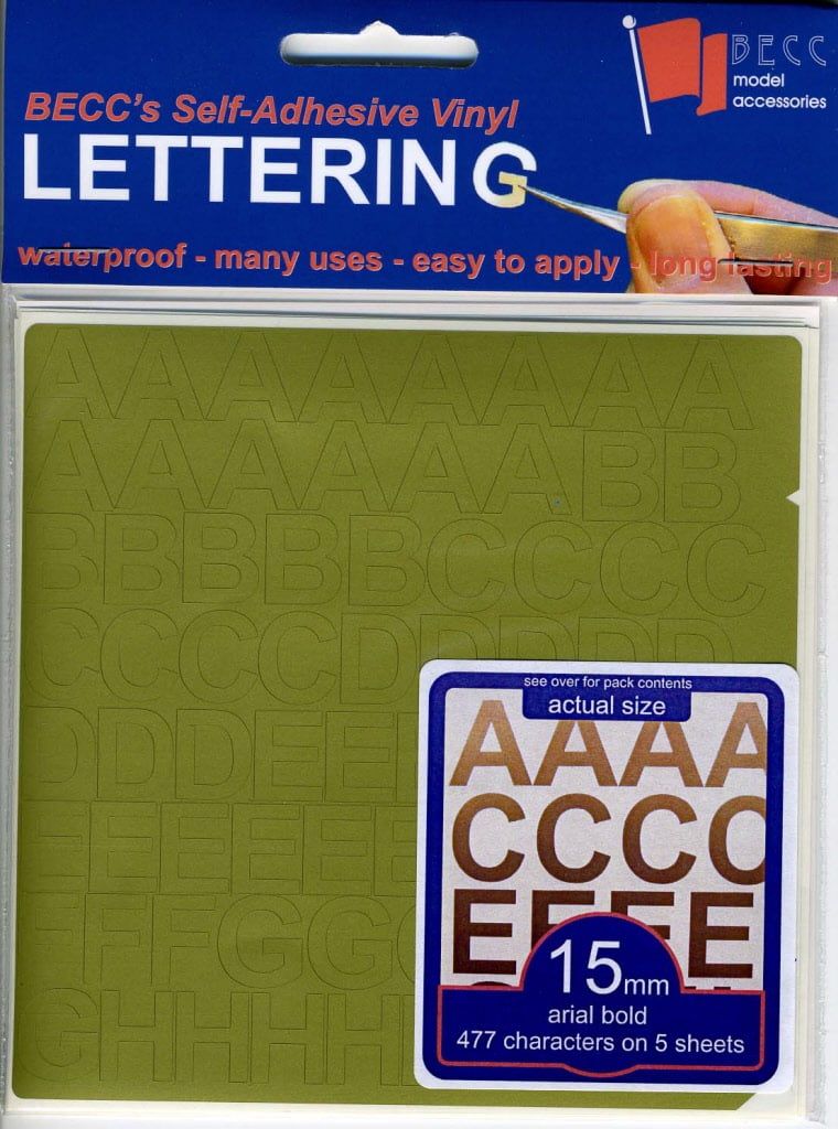 Vinyl Lettering Gold - 3mm