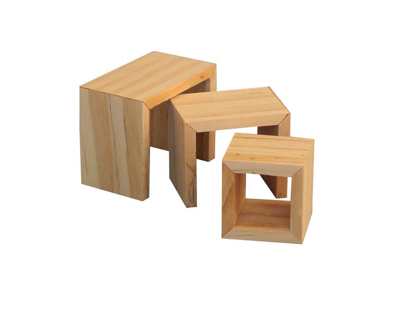 Barewood Modern Nest of Tables for 12th Scale Dolls House