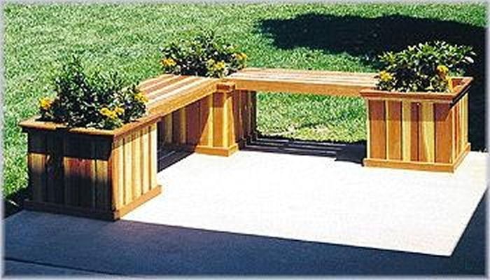 Planter Bench Plans