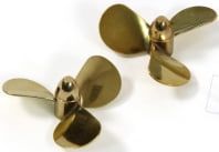 Raboesch Brass 3 Blade Propeller with M4 Thread Left Hand