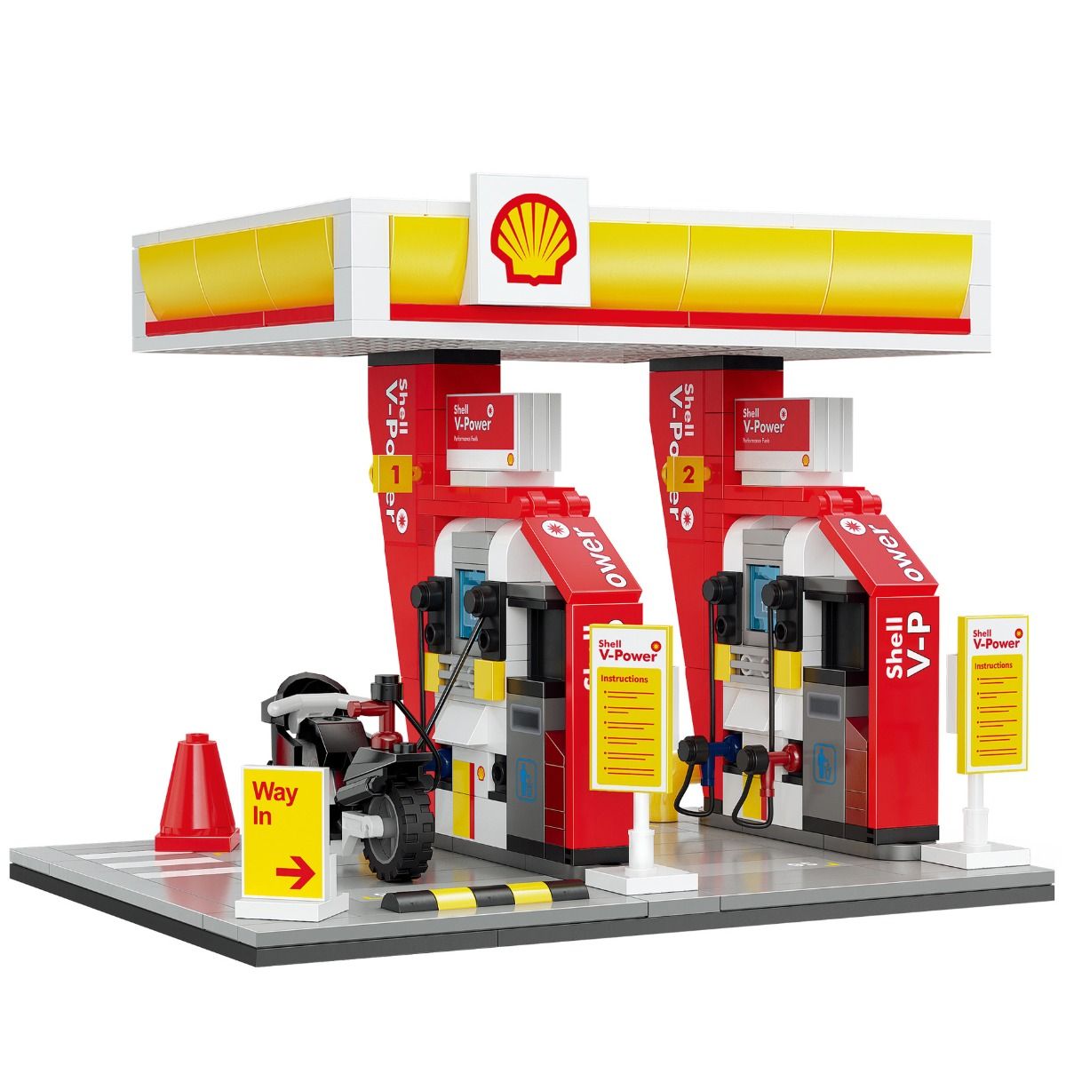 CaDa Shell Retail Station Model Kit