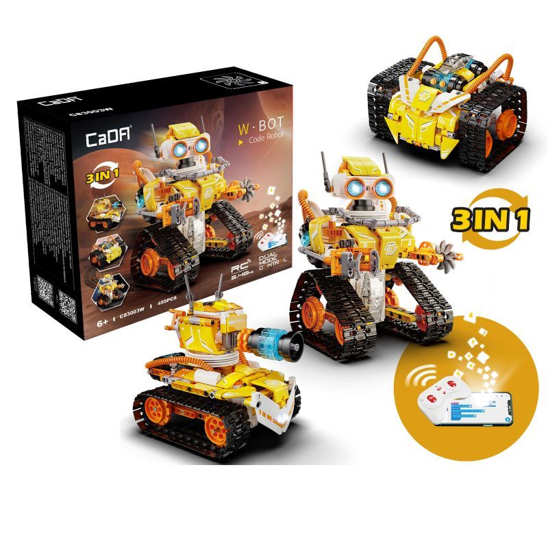 CaDa W.BOT Code Robot 3 in 1 Brick Model Kit