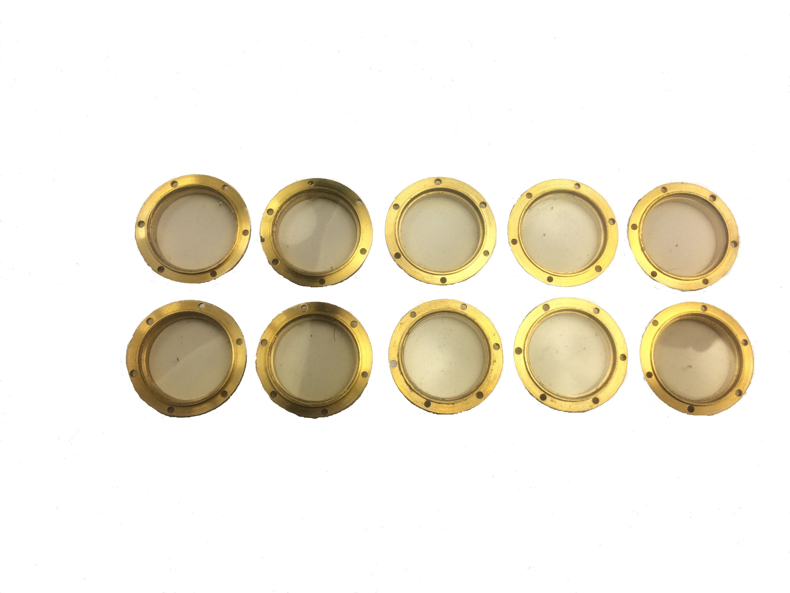 Caldercraft Brass Flanged Glazed Portholes (10)