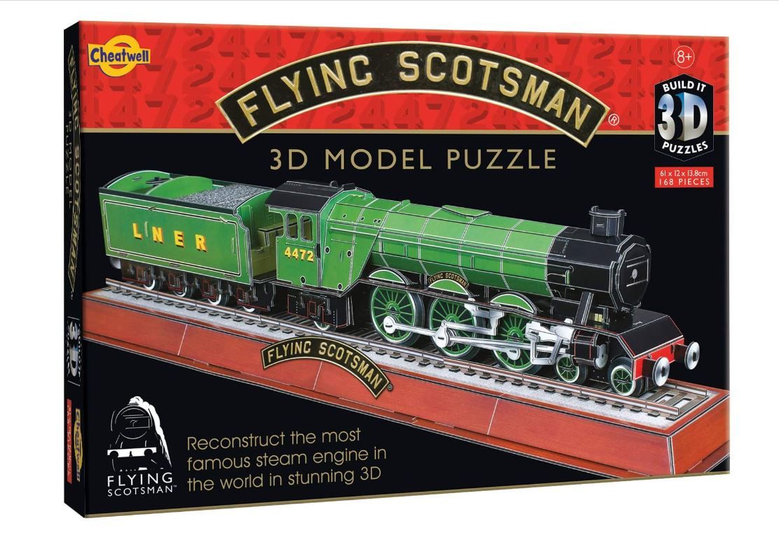 Cheatwell Build-It Flying Scotsman 3D Puzzle 