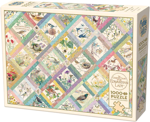Cobble Hill Country Diary Quilt 1000 Piece Jigsaw