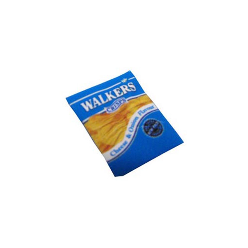 Walkers Cheese and Onion Crisps for 12th Scale Dolls House