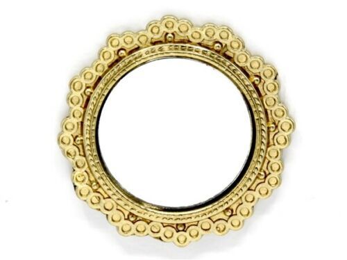 Mirror with Brass Frame for 12th Scale Dolls House