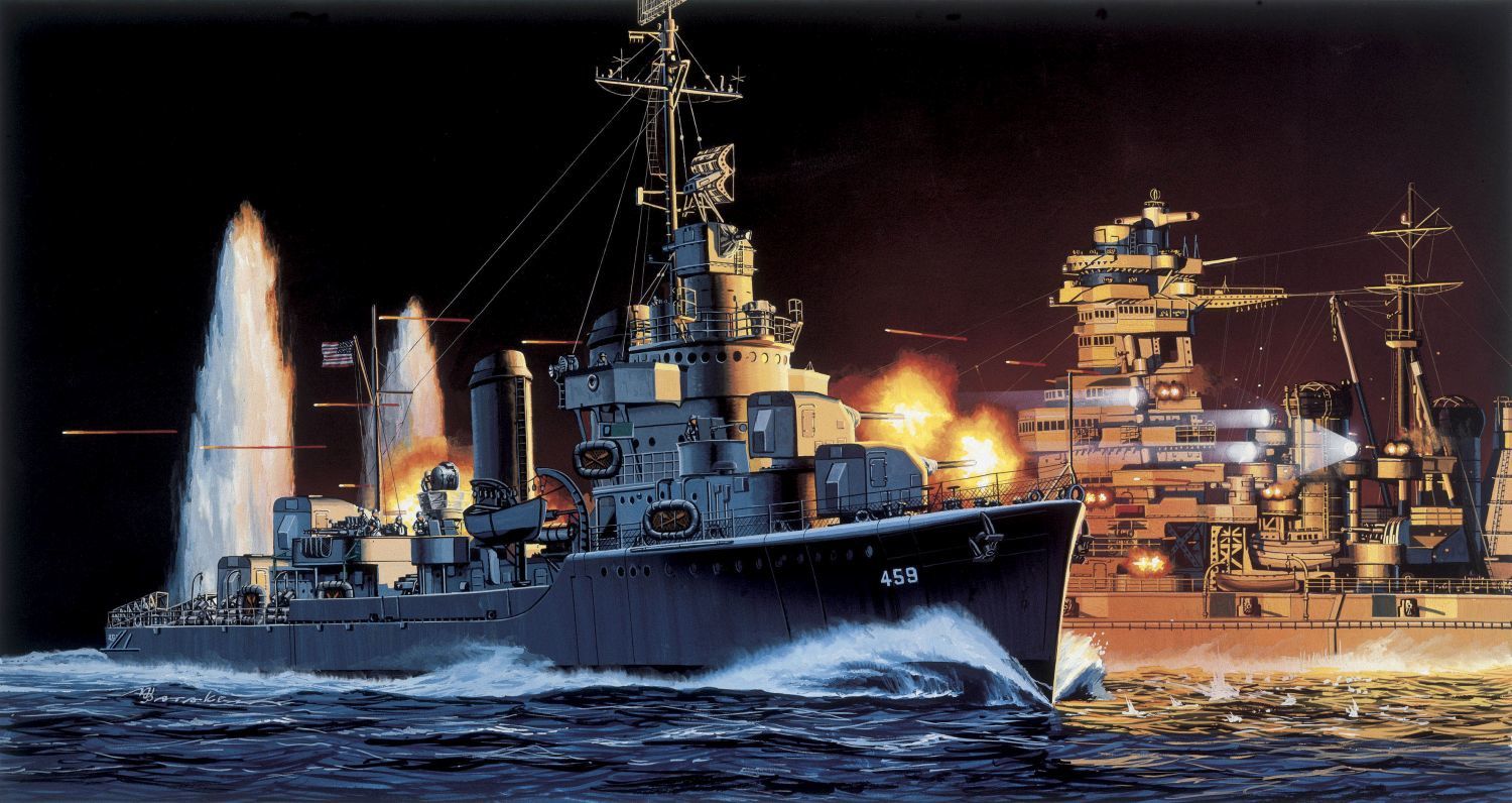 Dragon 1/350 Scale U.S.S. Laffey DD-459 Benson Class Destroyer 1942 Model Kit